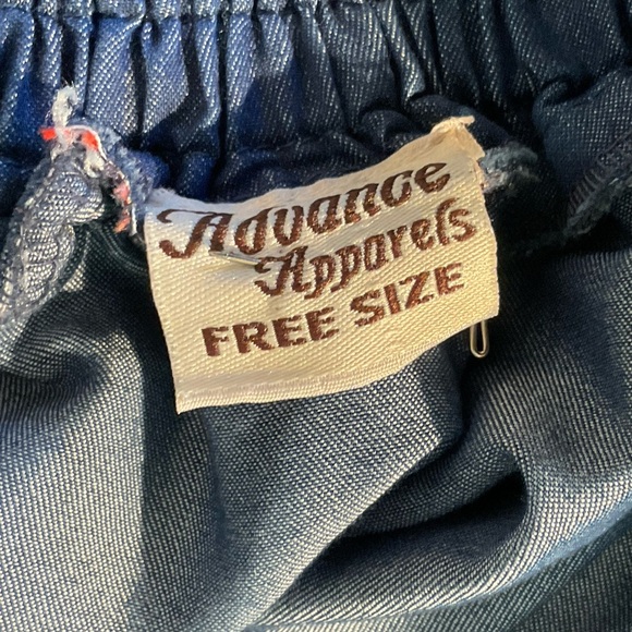 Advance Apparel Free Size, Mermaid Hi/Low, Geometric Patterned Double Skirt - Picture 3 of 16